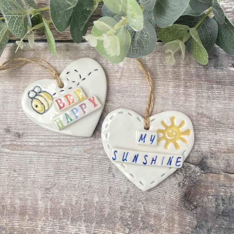 SMALL HANGING HEARTS 