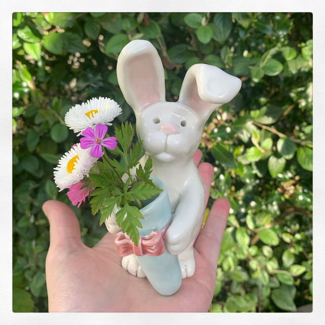 rabbit vase